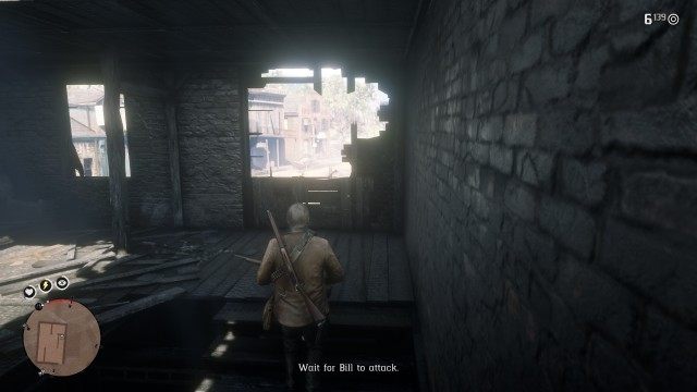 Get in position for the ambush / Wait for Bill to attack