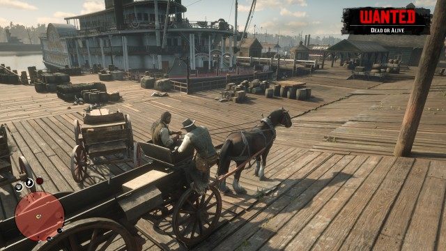 Get on the wagon with Charles / Meet with Uncle / Ride with Uncle