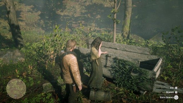 Persuade Edith Downes to leave