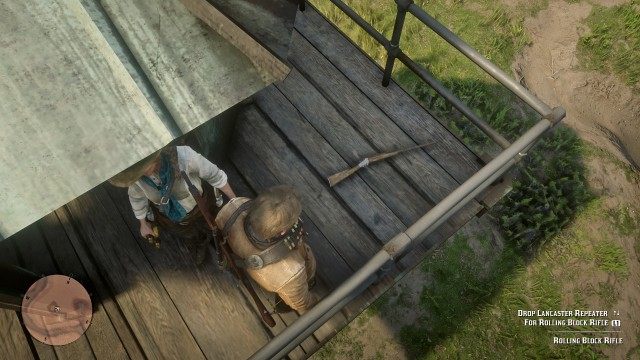 Pick up the rifle / Look for John / Eliminate the guards