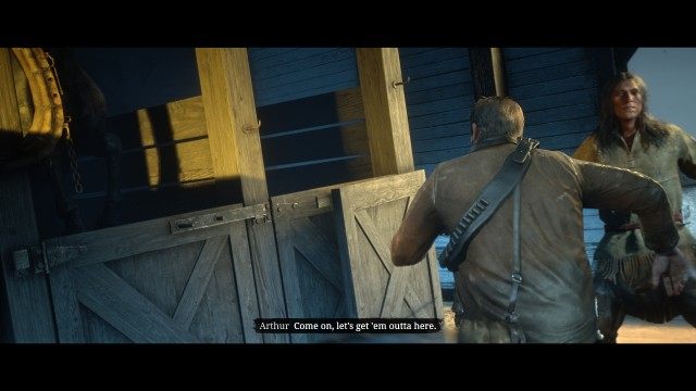 Wait for Dutch to get in the boat cabin / Release the anchor