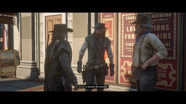 Mount your horse / Ride to the lumber yard in Blackwater / Speak to the lumber salesman