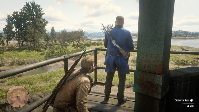 Go to the watch tower / Take out the guard