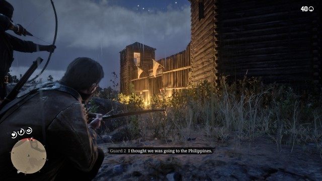 Follow Charles / Take out the guards