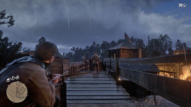 Follow Charles / Take out the guards