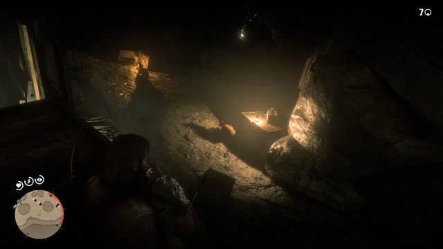 Follow Charles / Approach the cave / Take out the Murfrees