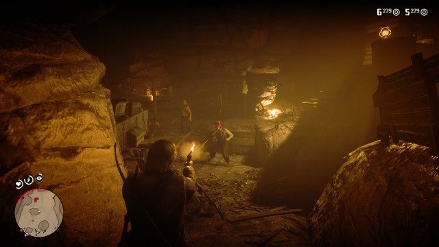 Follow Charles / Approach the cave / Take out the Murfrees
