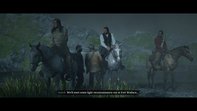 Wait for Dutch to tell the gang what to do