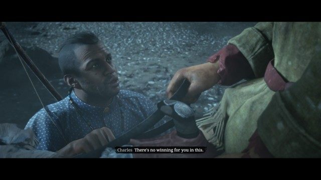 Wait for Dutch to tell the gang what to do