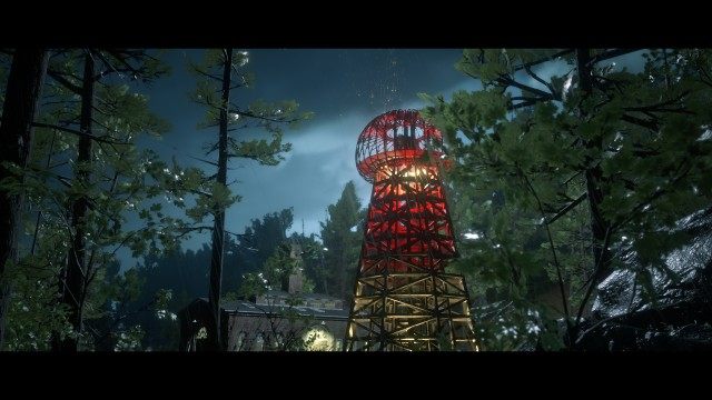 Climb the tower and operate the switching array
