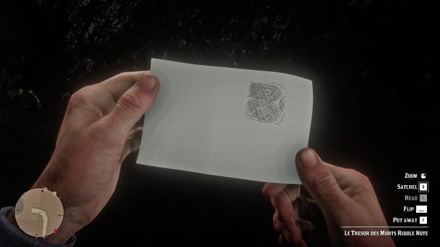 Le Tresor des Morts Riddle Note