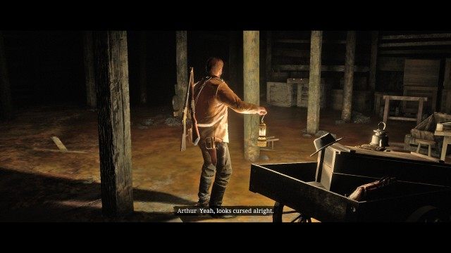 Search the mine for clues about the curse / Chase after the mysterious figure