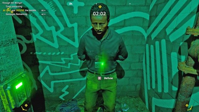 FIND and DEFUSE the bombs 0/4 (3 mins)