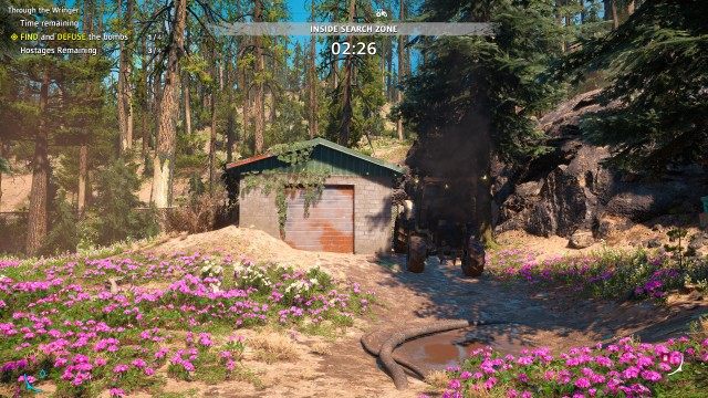 FIND and DEFUSE the bombs 0/4 (3 mins)