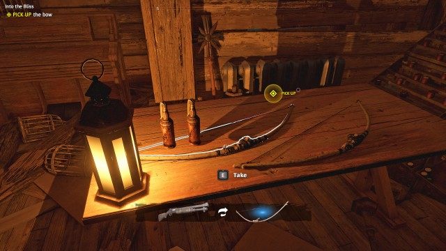 PICK UP the bow