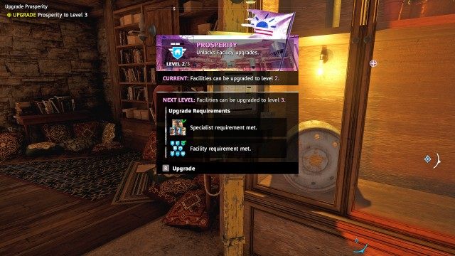 UPGRADE Prosperity to Level 3