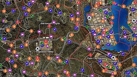 Palm City, Need for Speed Heat Map