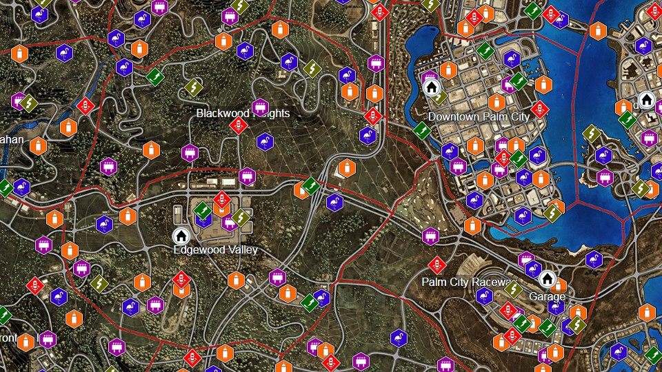 Palm City Need For Speed Heat Map