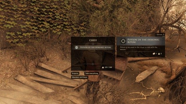 Acquire and pour the potion