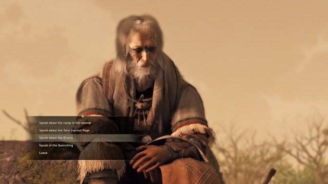 Question the old hermit