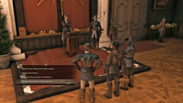 Inform the Cardinal about the Ordo Luminis' plans