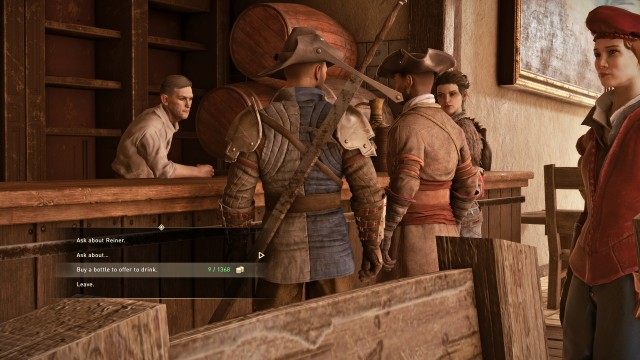 Offer the Recruit a drink