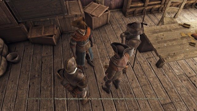 Question Commander Fernando about the problems with Thélème