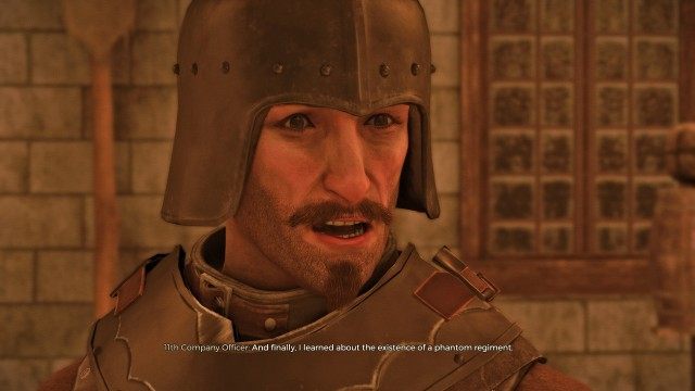 Confront the lieutenant of the 11th regiment