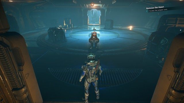Access the outpost core
