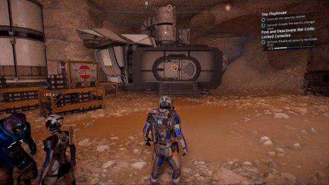 Optional: Access the secure storage room