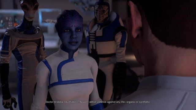 Confront Dr. Aridana at the Nexus tech labs