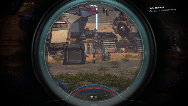 Defeat the satellite scavengers