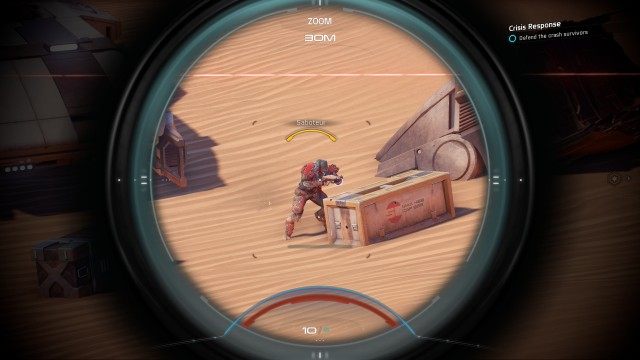 Defend the crashed survivors