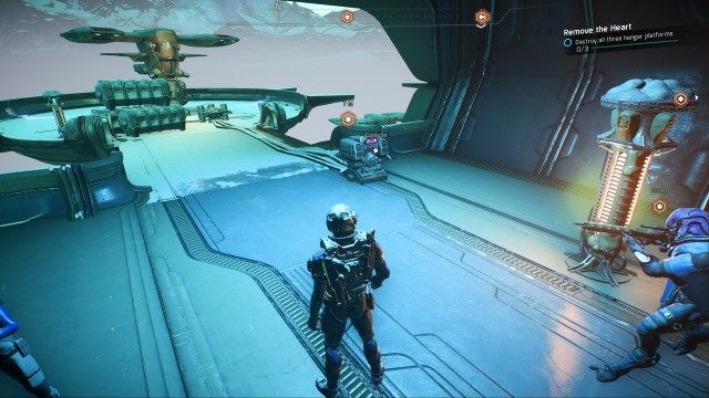 Destroy all three hangar platforms (x3)