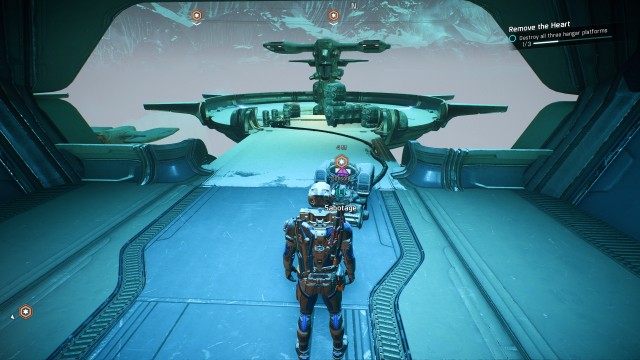 Destroy all three hangar platforms (x3)