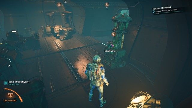 Disable the kett generators (x3)