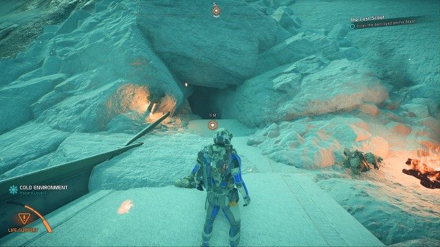 Enter the destroyed ammo depot