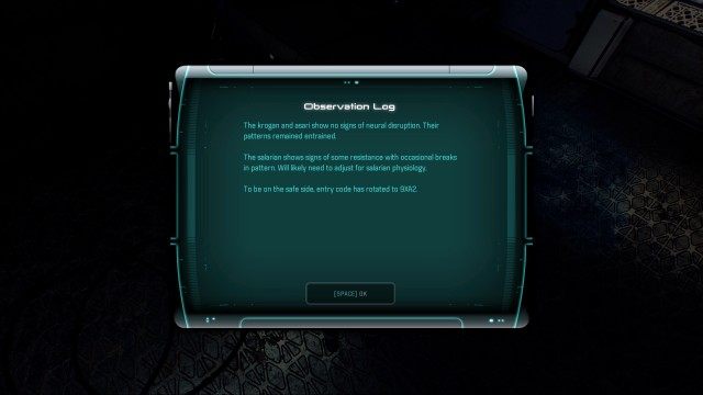 Examine the datapad