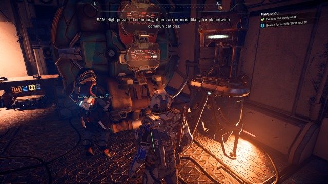 Examine the equipment