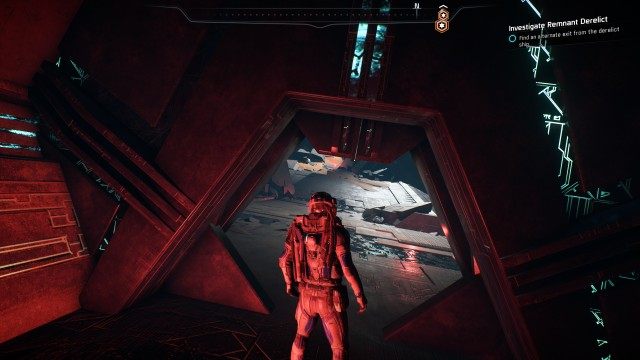Find an alternate exit from the derelict ship
