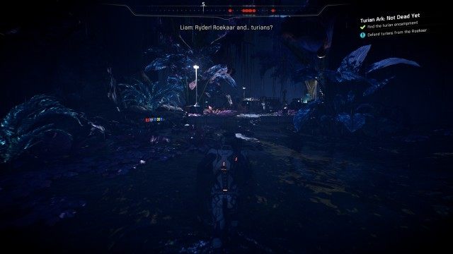 Find the turian encampment