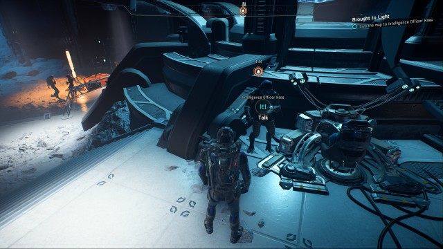 Give the map to Intelligence Officer Kaas