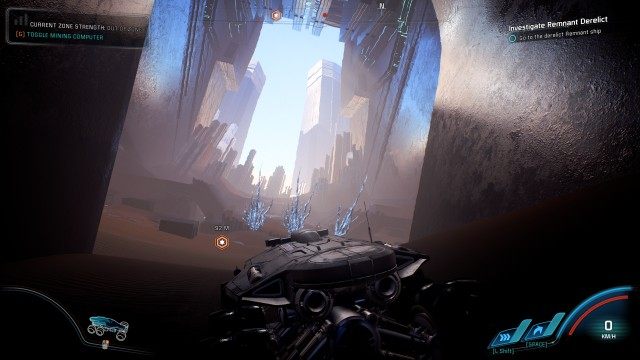 Go to the derelict Remnant ship