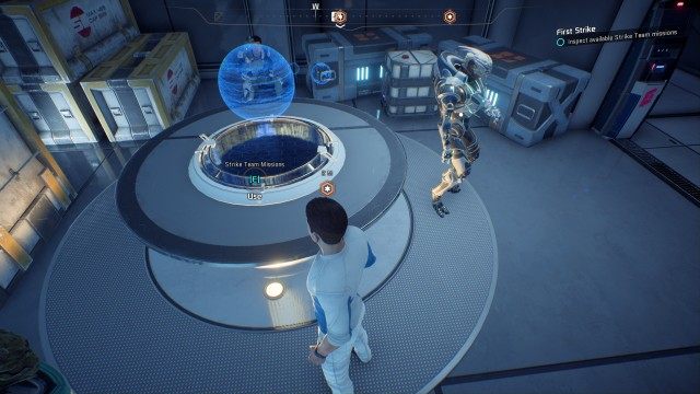 Inspect available Strike Team missions
