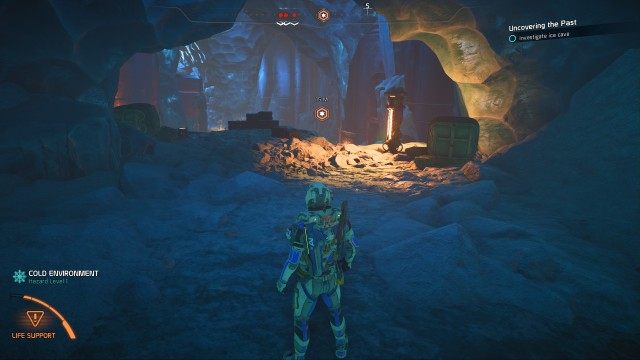 Investigate ice cave