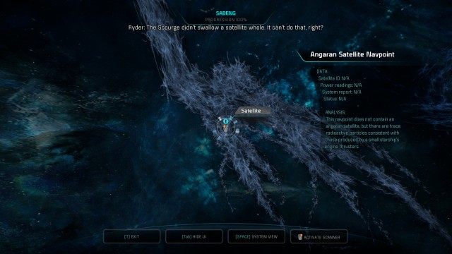Investigate the 2nd missing satellite navpoint
