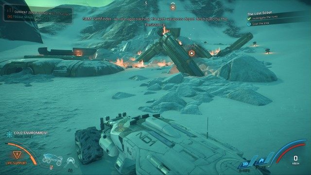 Investigate the ruins