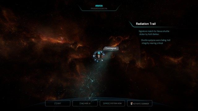 Investigate the stolen shuttle's trail