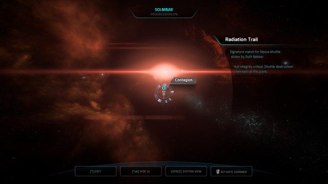 Investigate the stolen shuttle's trail