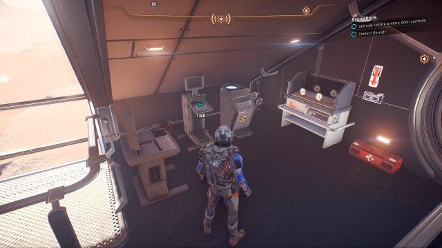 Optional: Locate armory door controls